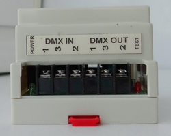 Сплиттер DMX512 вид сзади